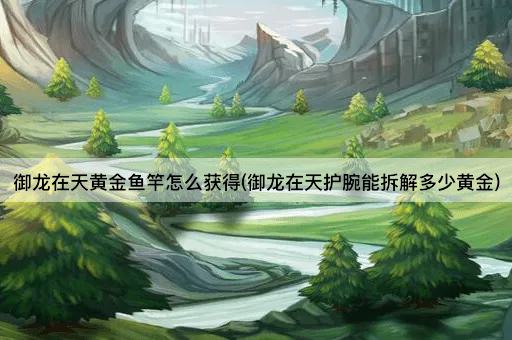 御龙在天黄金鱼竿获取指南(御龙在天护腕黄金拆解量)