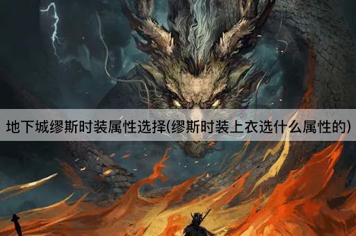 地下城缪斯时装属性选择(缪斯时装上衣选什么属性的)
