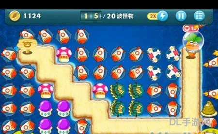 保卫萝卜深海12攻略图解法(保卫萝卜手游通关步骤)