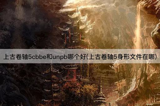 上古卷轴5cbbe和unpb哪个好(上古卷轴5身形文件在哪)