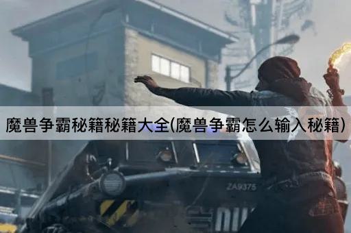 魔兽争霸秘籍秘籍大全(魔兽争霸怎么输入秘籍)