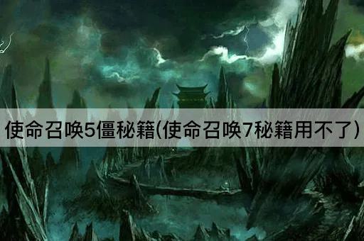 使命召唤5僵秘籍(使命召唤7秘籍用不了)