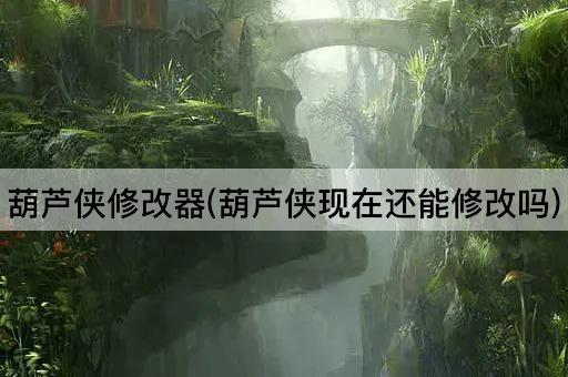 葫芦侠修改器(葫芦侠现在还能修改吗)