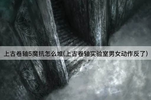 上古卷轴5魔抗怎么堆(上古卷轴实验室男女动作反了)