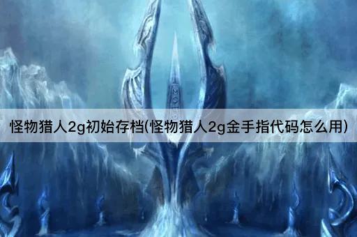 怪物猎人2g初始存档(怪物猎人2g金手指代码怎么用)
