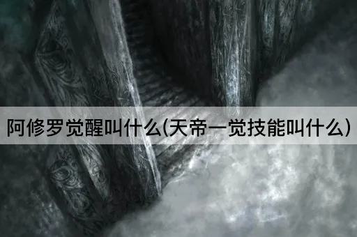 阿修罗觉醒叫什么(天帝一觉技能叫什么)
