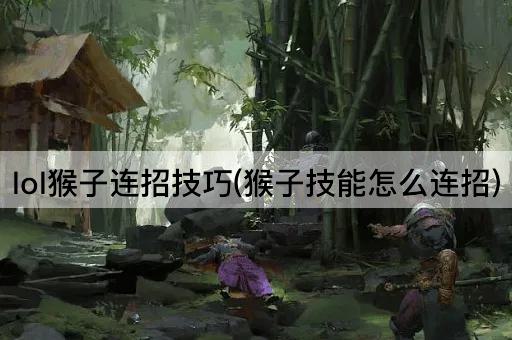 lol猴子连招技巧(猴子技能怎么连招)