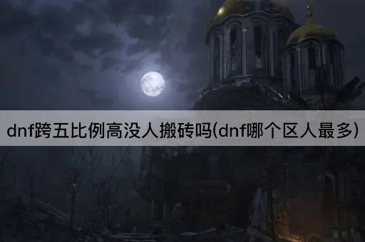 dnf跨五比例高没人搬砖吗(dnf哪个区人最多)